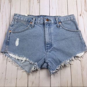 NWT Wrangler Reworked Denim Cutoff Shorts